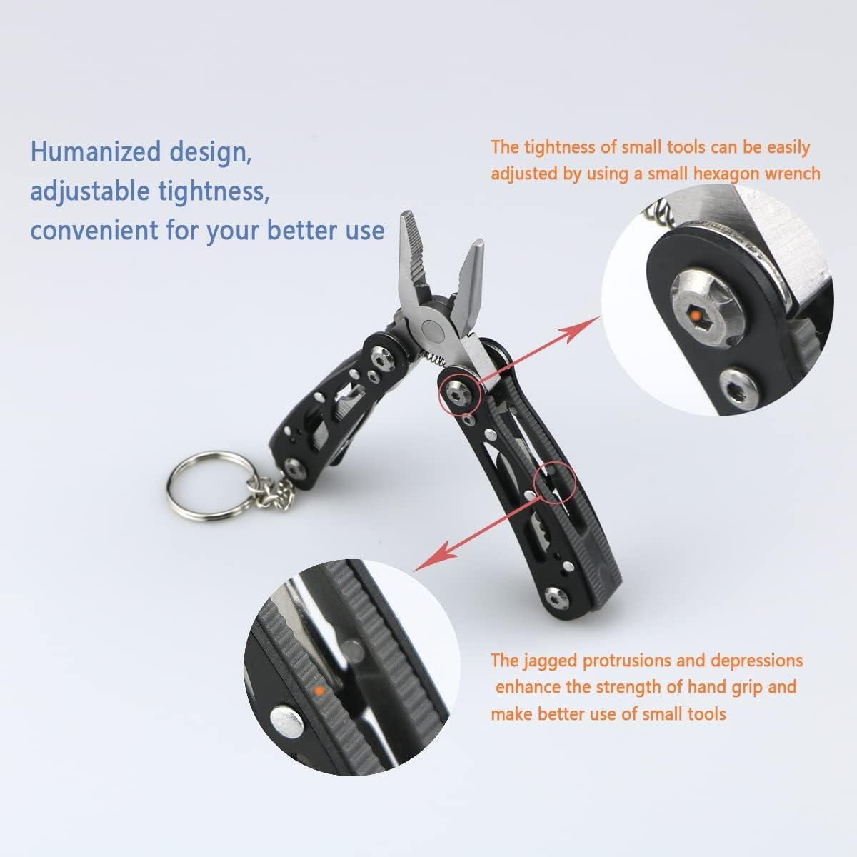 Alicate Multiherramienta 15 en 1 Lemiyoo Acero Inoxidable Negro