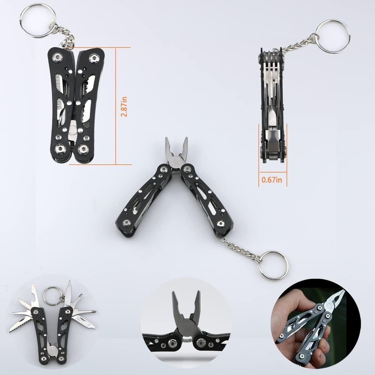 Alicate Multiherramienta 15 en 1 Lemiyoo Acero Inoxidable Negro