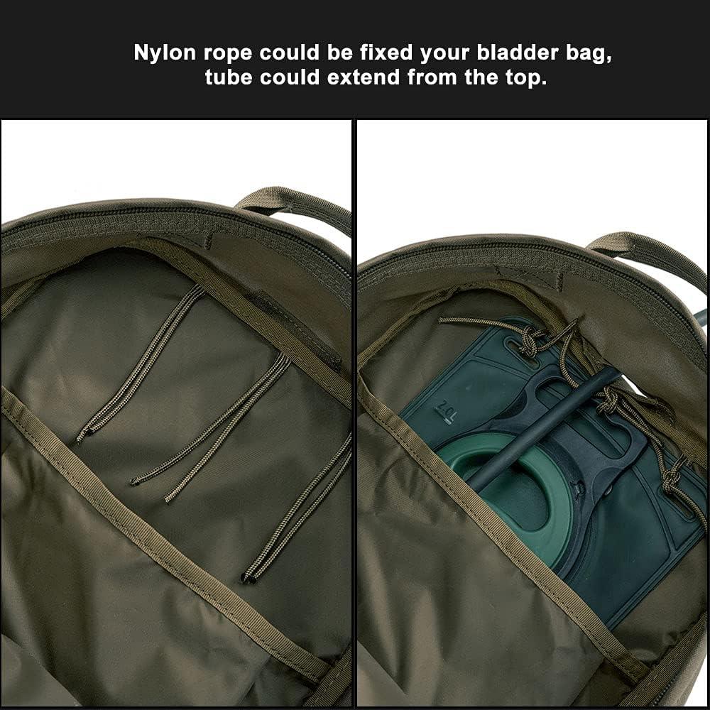 Mochila de Hidratación EXCELENTE ELITE SPANKER 3L Verde Ranger