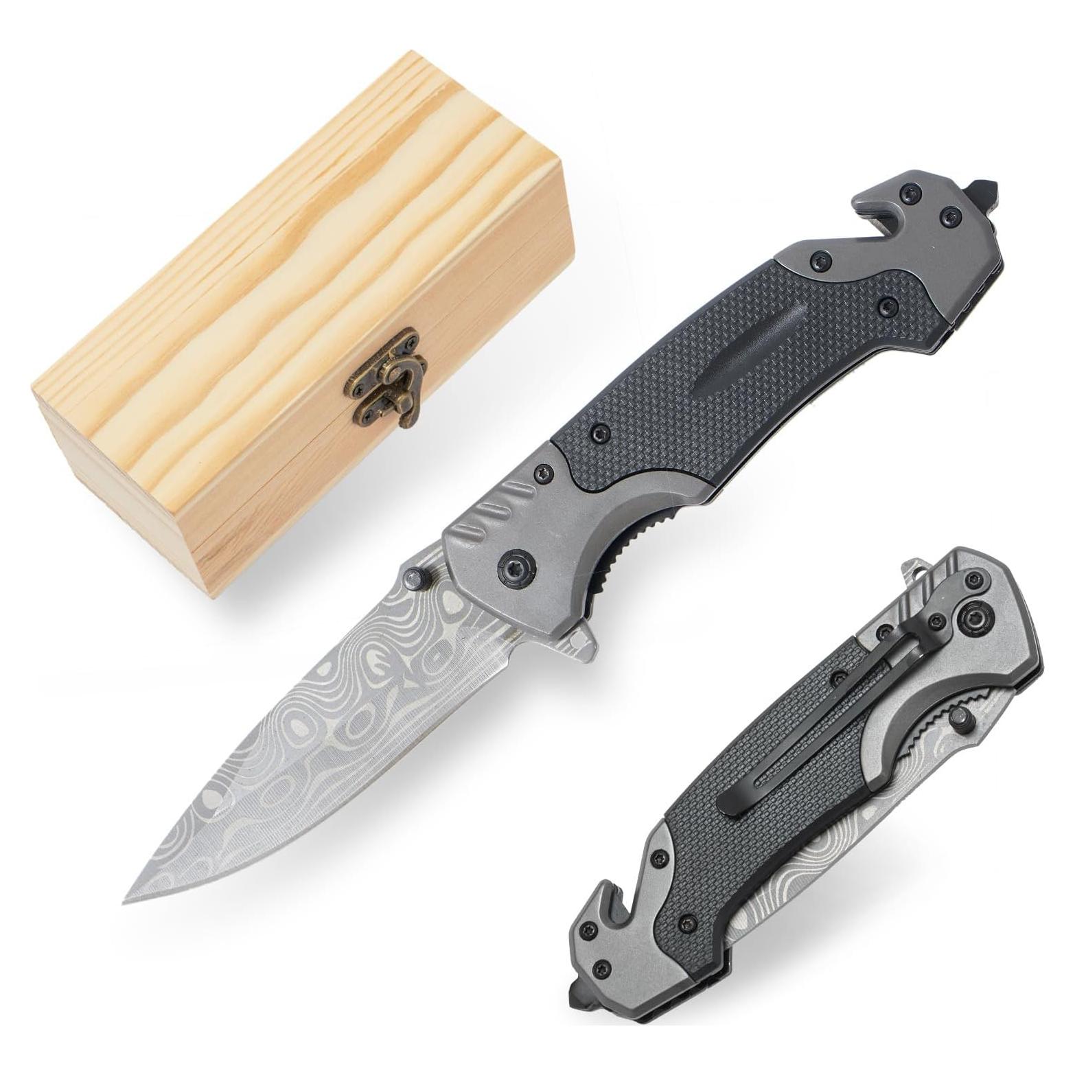 Cuchillo Plegable ZPFOE 12.95 cm Multiherramienta Gris Oscuro