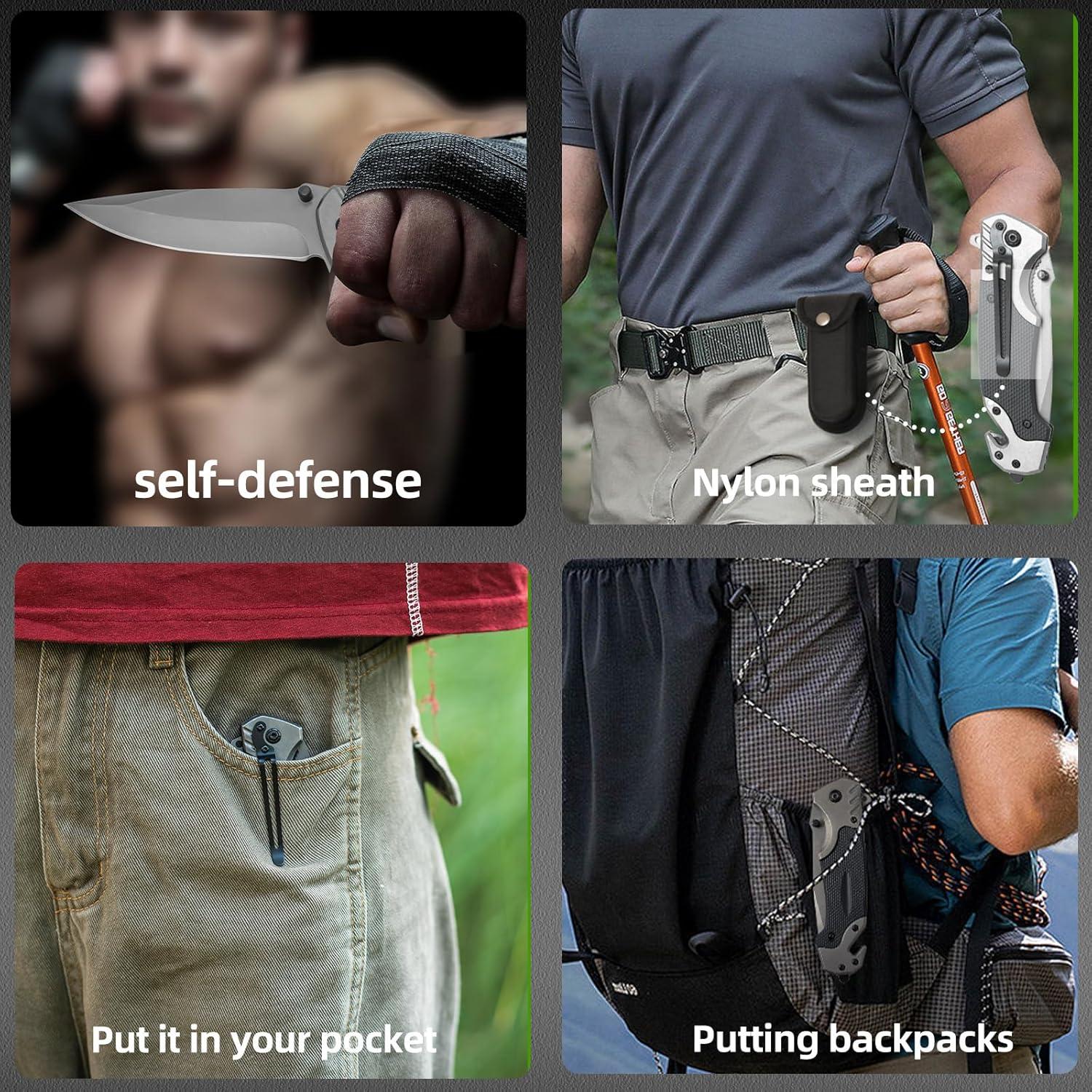 Cuchillo Plegable ZPFOE 12.95 cm Multiherramienta Gris Oscuro