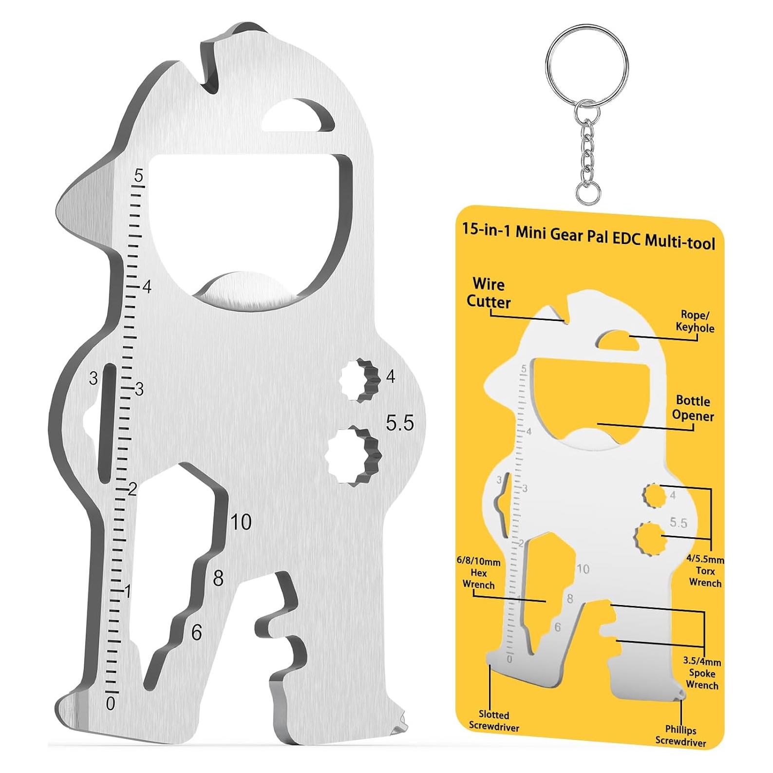 Multiherramienta EDC 15-en-1 KEIFUKUH Acero Inoxidable