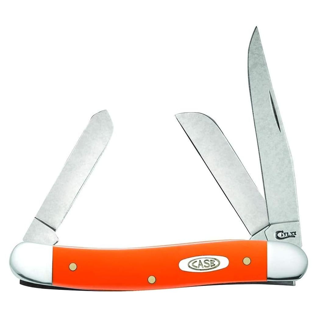 Cuchillo de bolsillo Case Stockman Mediano Naranja 9.21 cm