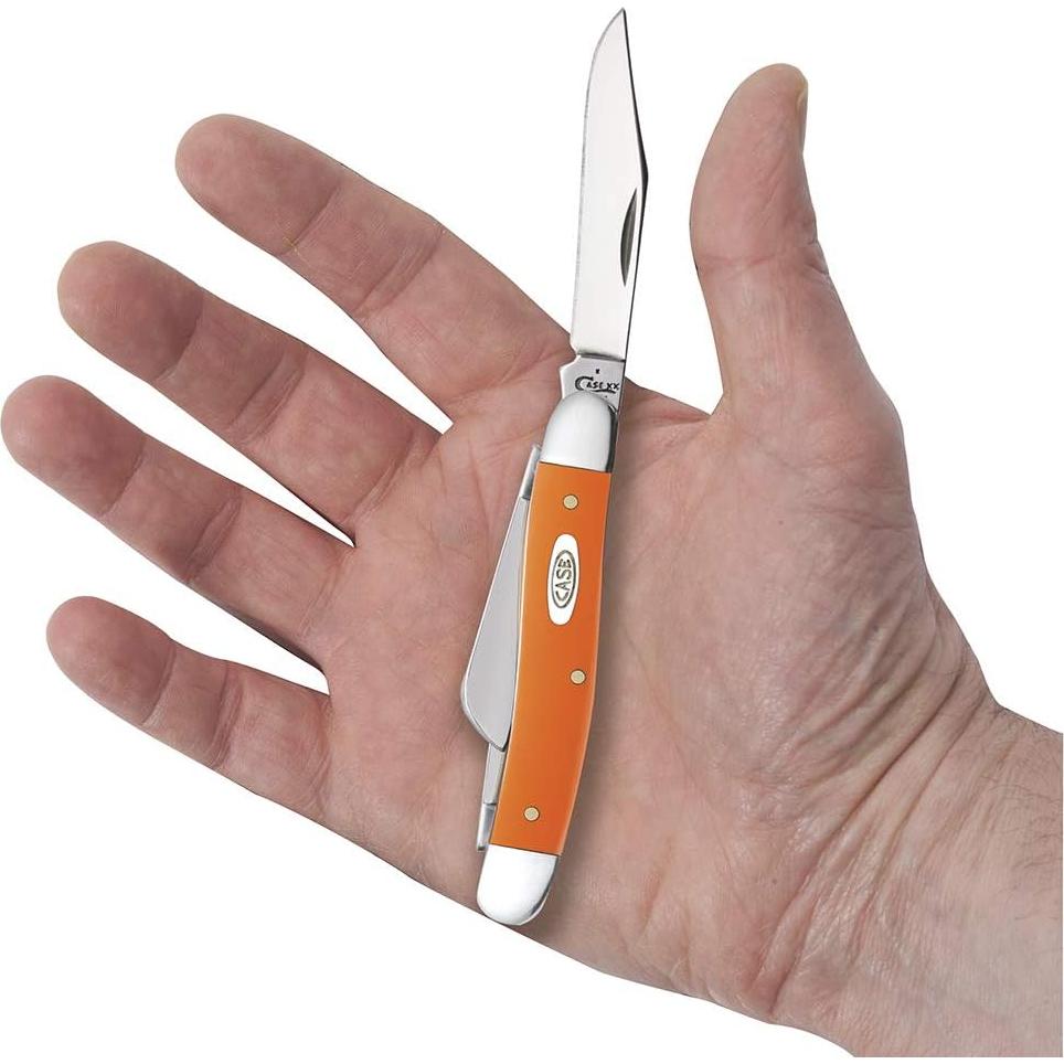 Cuchillo de bolsillo Case Stockman Mediano Naranja 9.21 cm