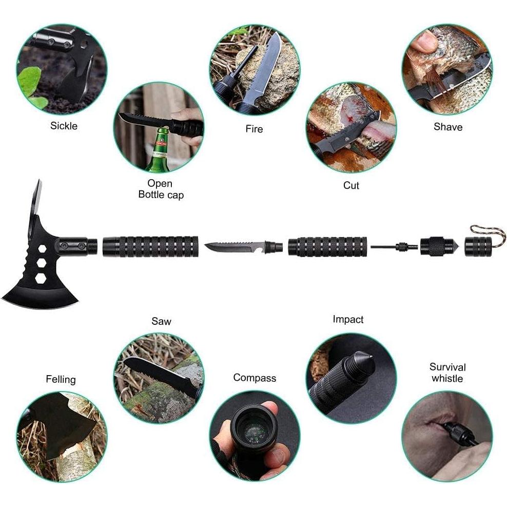 Hacha de Supervivencia Plegable Snake Eye Tactical 44.5 cm