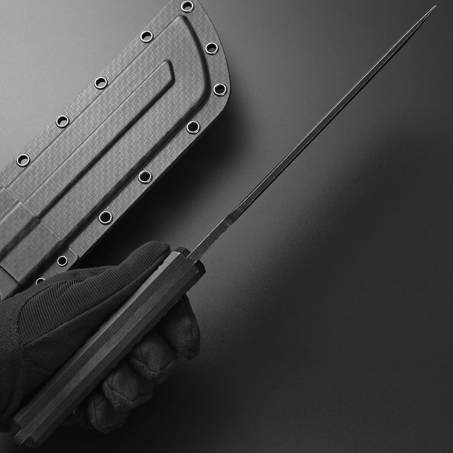 GTK1 Fixed Blade Knife DC53 Steel Blade Nylon Fiberglass Handle Full Tang EDC Tool Knifes for Outdoor Camping Survival Adventure Bushcraft