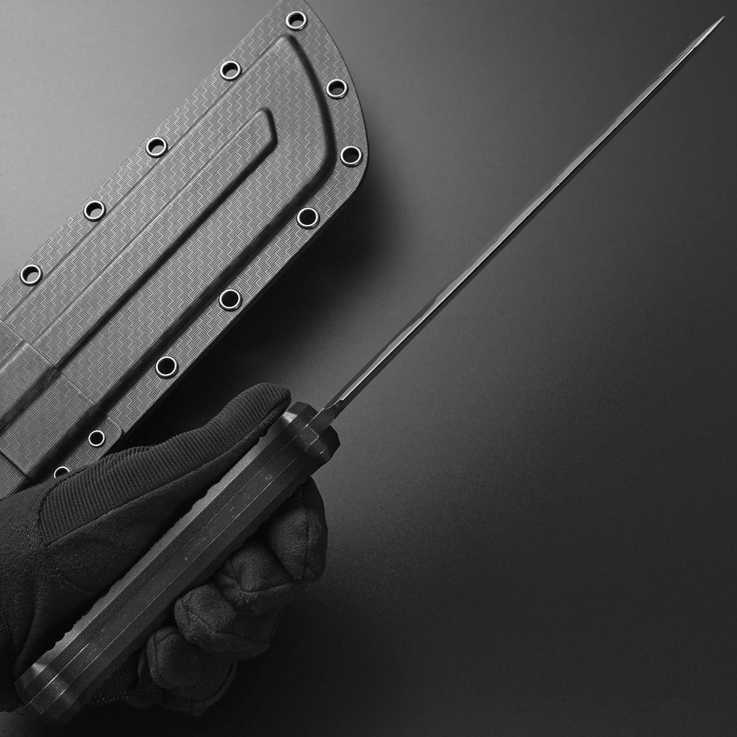 GTK1 Fixed Blade Knife DC53 Steel Blade Nylon Fiberglass Handle Full Tang EDC Tool Knifes for Outdoor Camping Survival Adventure Bushcraft