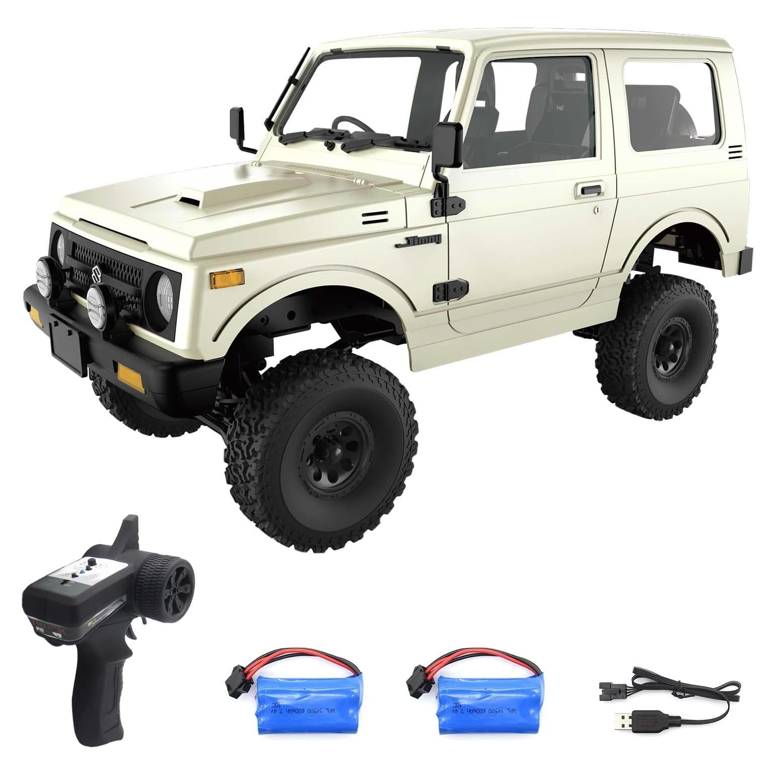 Camión RC 1/10 WPL C74 Jimny 4x4 Todo Terreno con LED