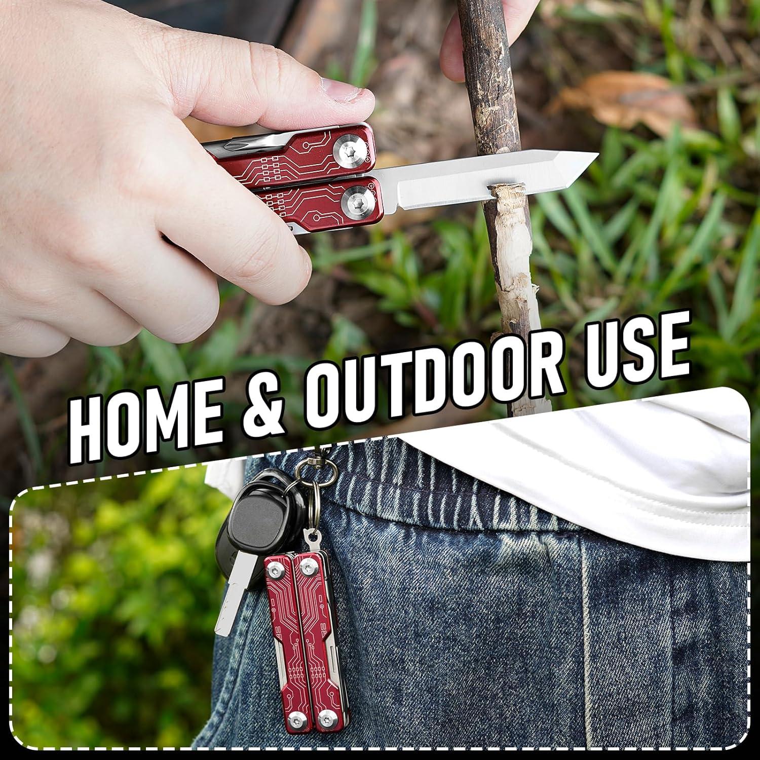 Tijeras Multiherramienta BIBURY 9 en 1 Plegable Acero Inoxidable