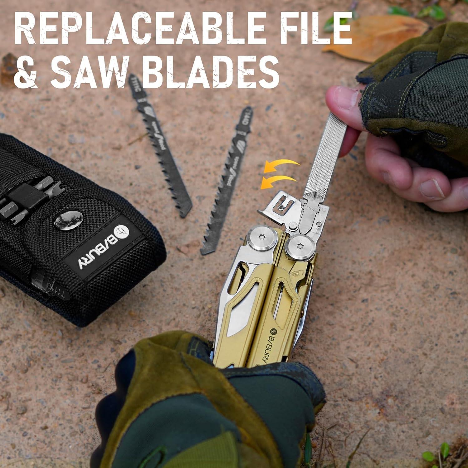 Multiherramienta BIBURY Pro BI2045 31 en 1 con Funda