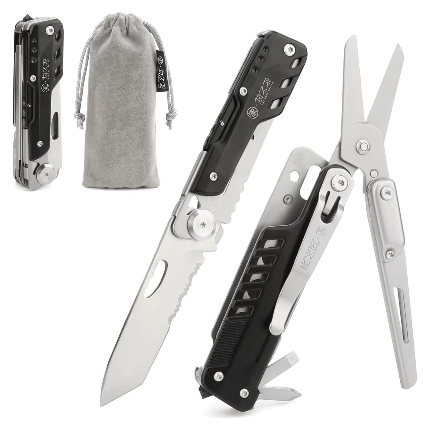 Multiherramienta 9-en-1 Wetactics con Tijeras y Rompedor de Cristales