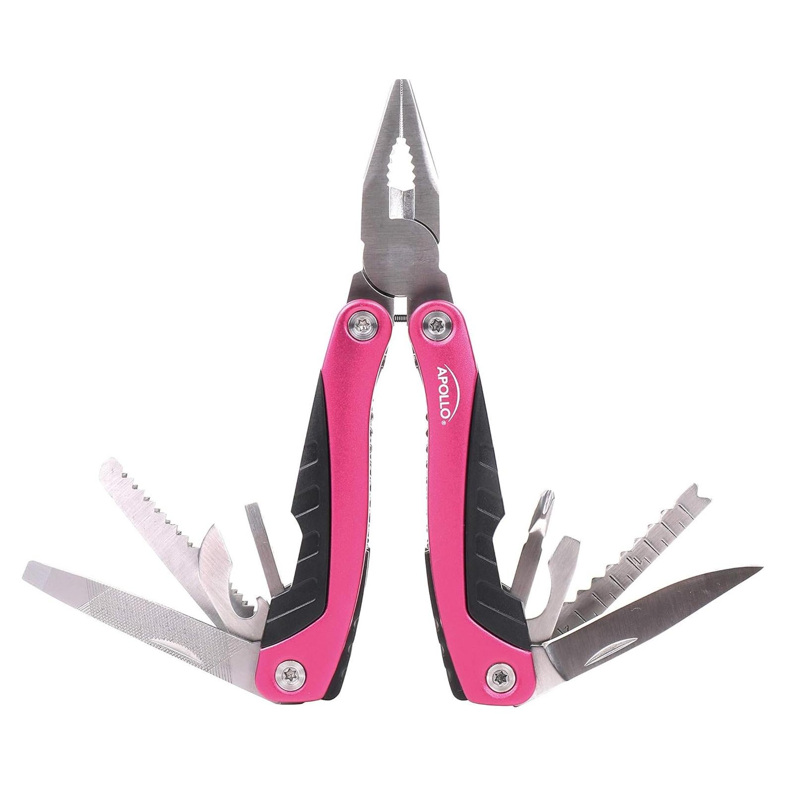 Multiherramienta Rosa 14 en 1 Apollo Tools - Compacta y Versátil