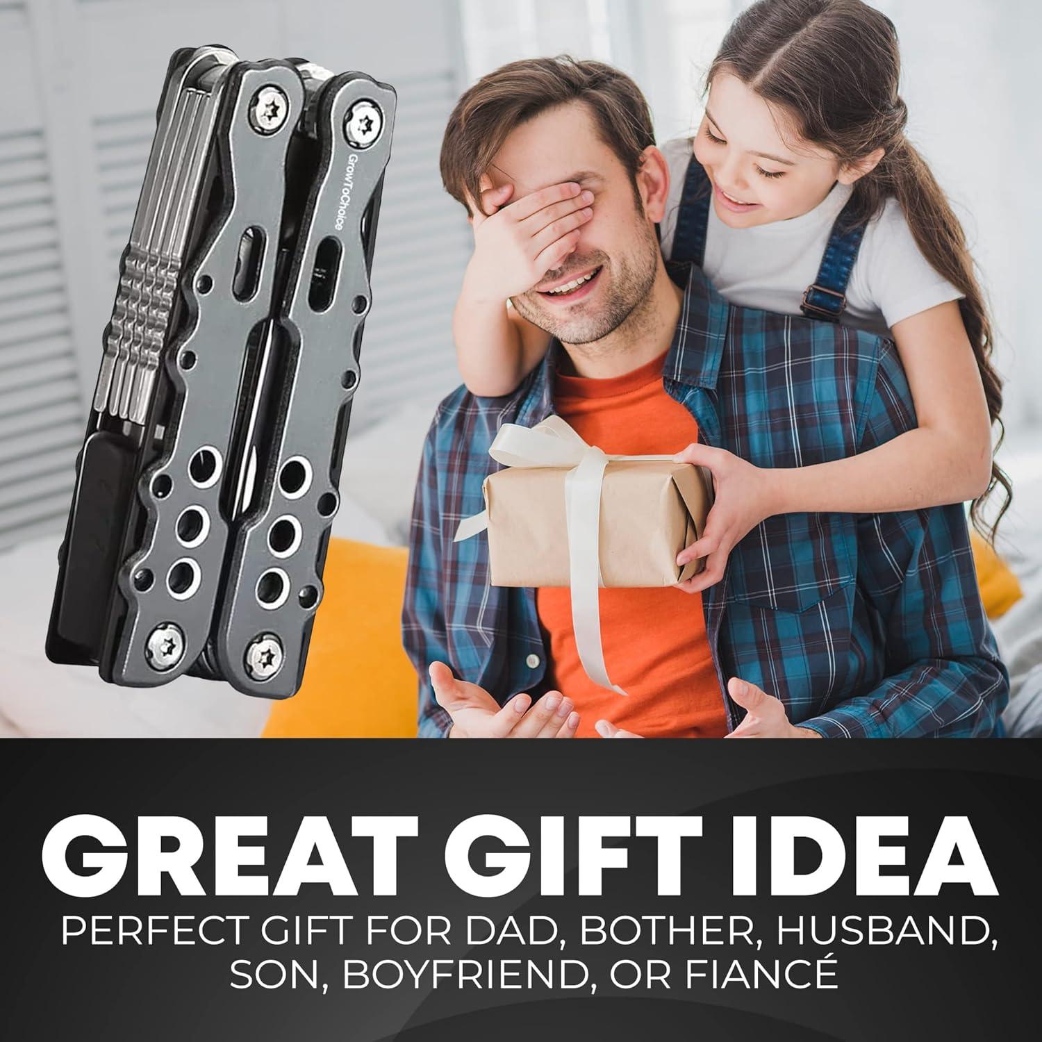 Multiherramienta 14-en-1 GROWTOCHOICE con Soporte y Funda