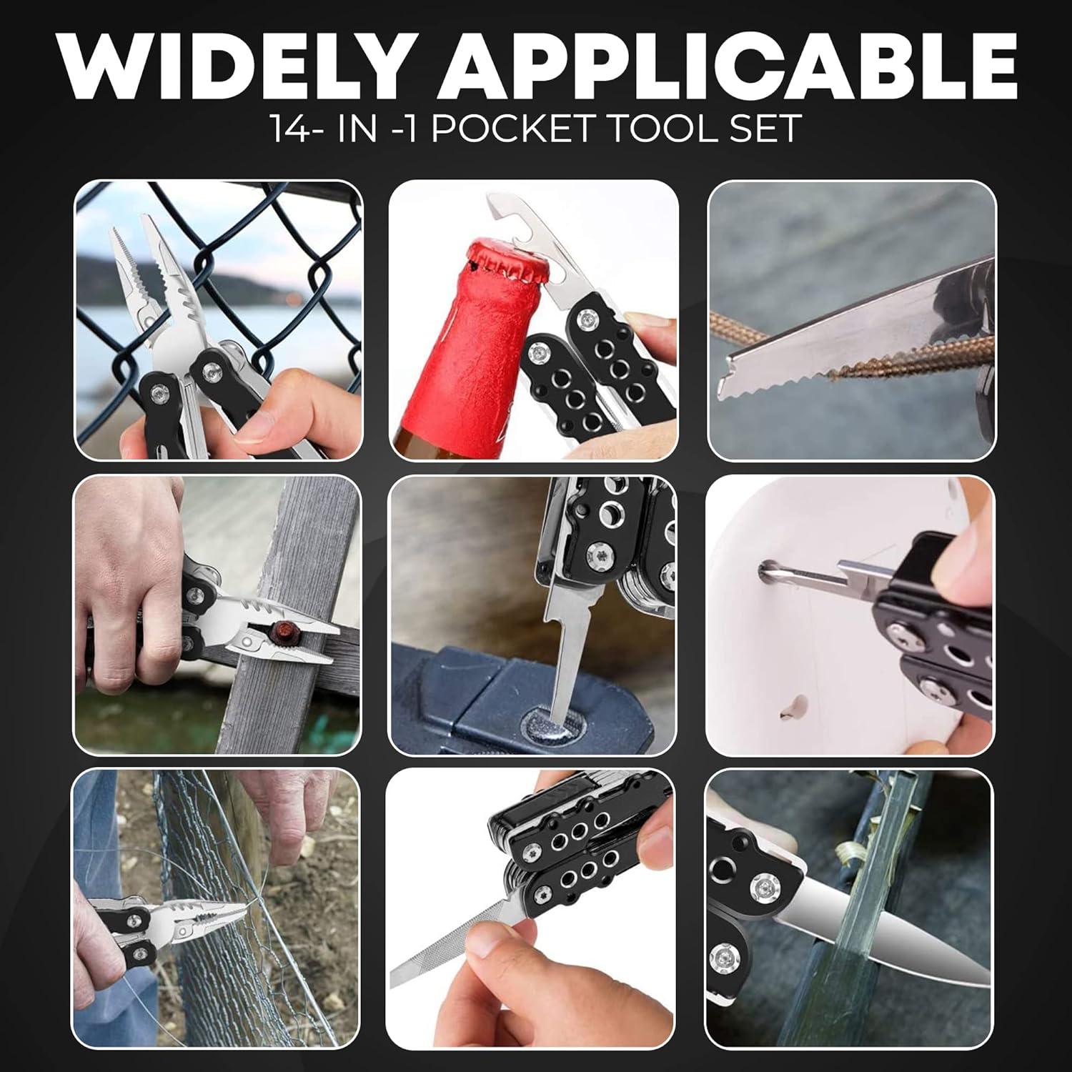 Multiherramienta 14-en-1 GROWTOCHOICE con Soporte y Funda