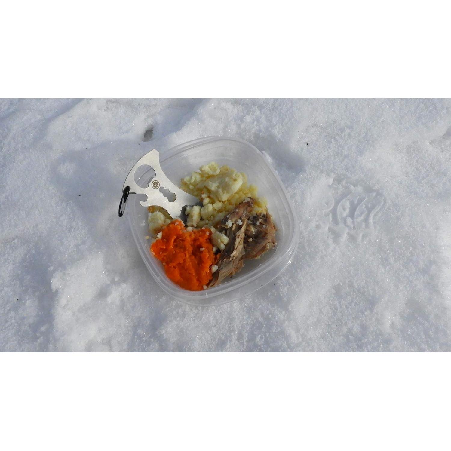 Multi-Herramienta Spork UST Acero Inoxidable con Mosquetón