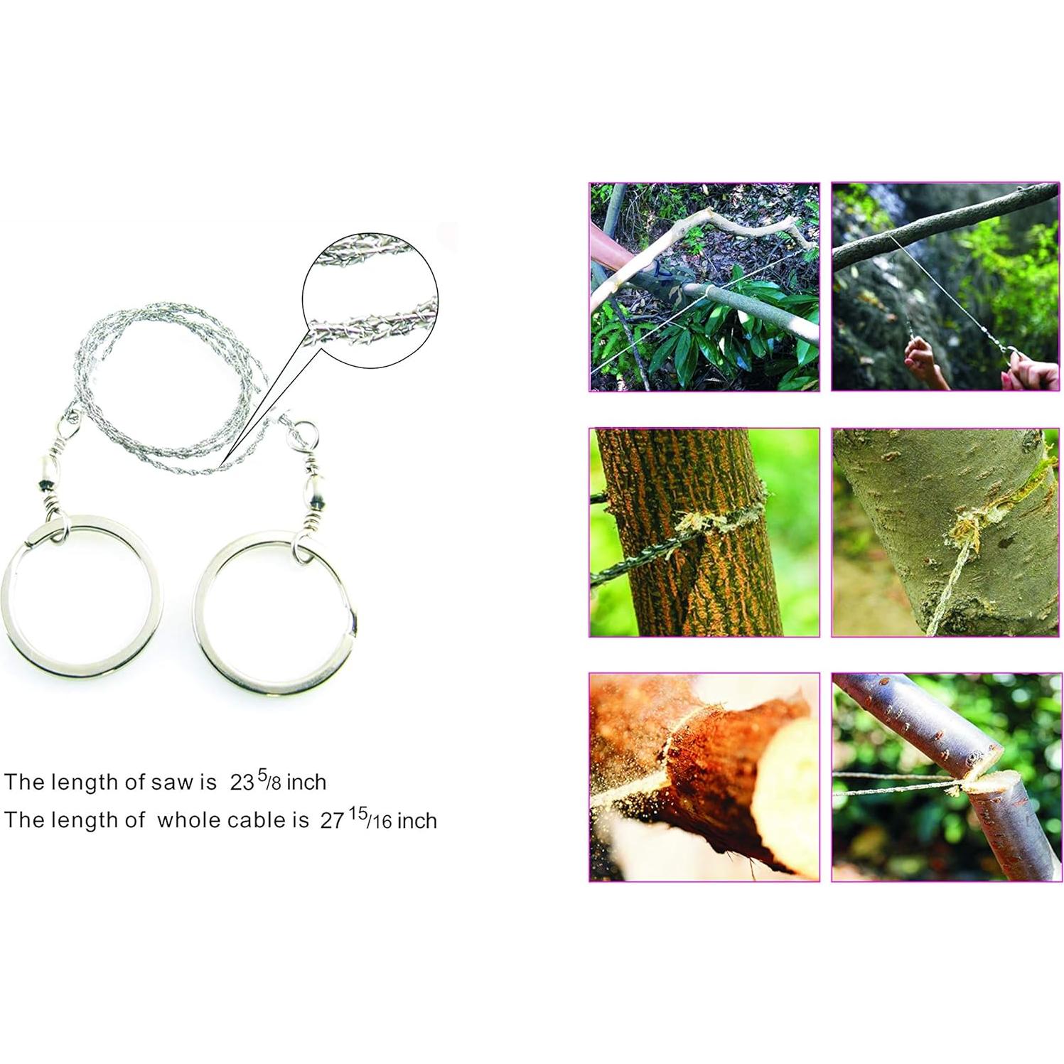 Kit de Supervivencia 9 en 1 eGreen con Encendedor, Cuerda y Mantitas