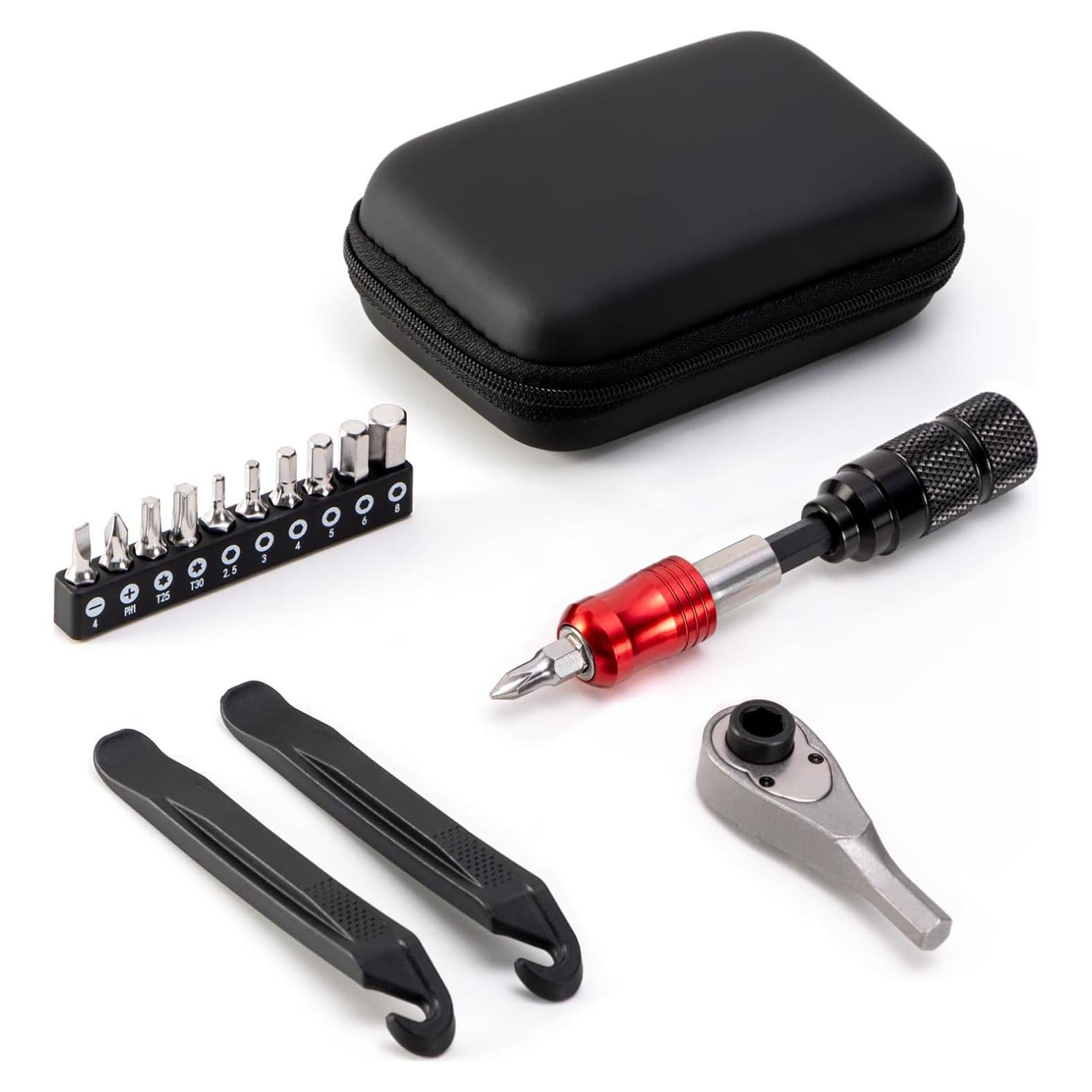 Kit de Herramientas EMERK para Bicicletas - 10 Piezas y Bolsa