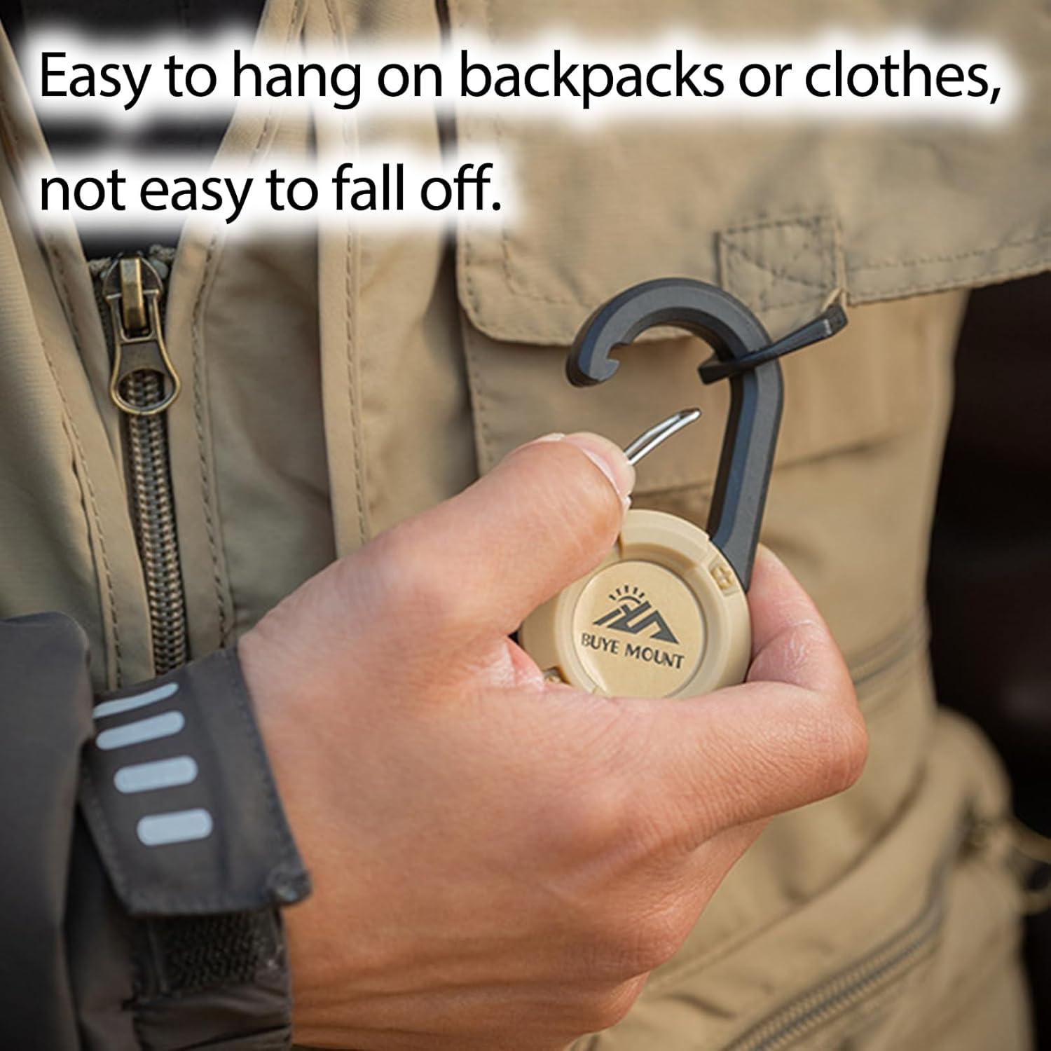 Llave Retráctil Resistente Yojaro 2 Pack Negro 63.5 cm