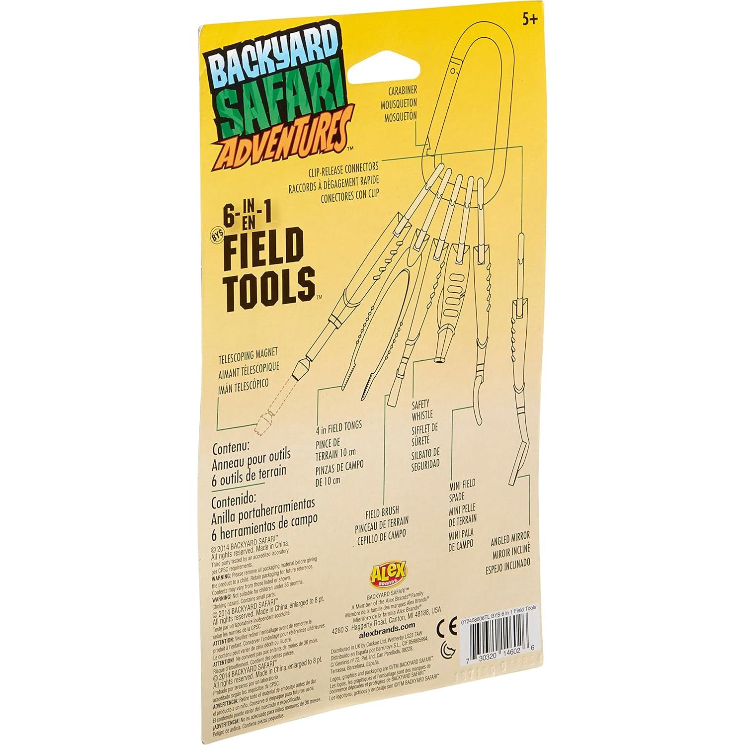 Kit de Herramientas de Campo 6 en 1 Backyard Safari