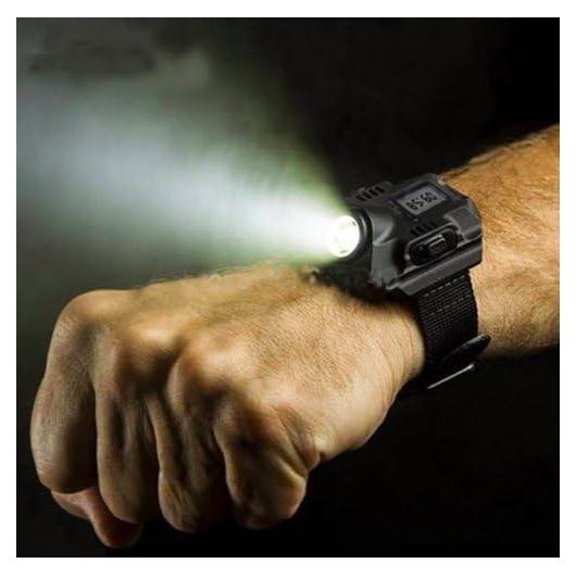 Luz de Pulsera LED Maxbei Recargable Impermeable para Camping