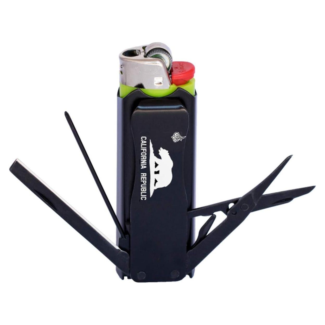 Funda Multifuncional de Acero Inoxidable LighterBro con 7 Herramientas