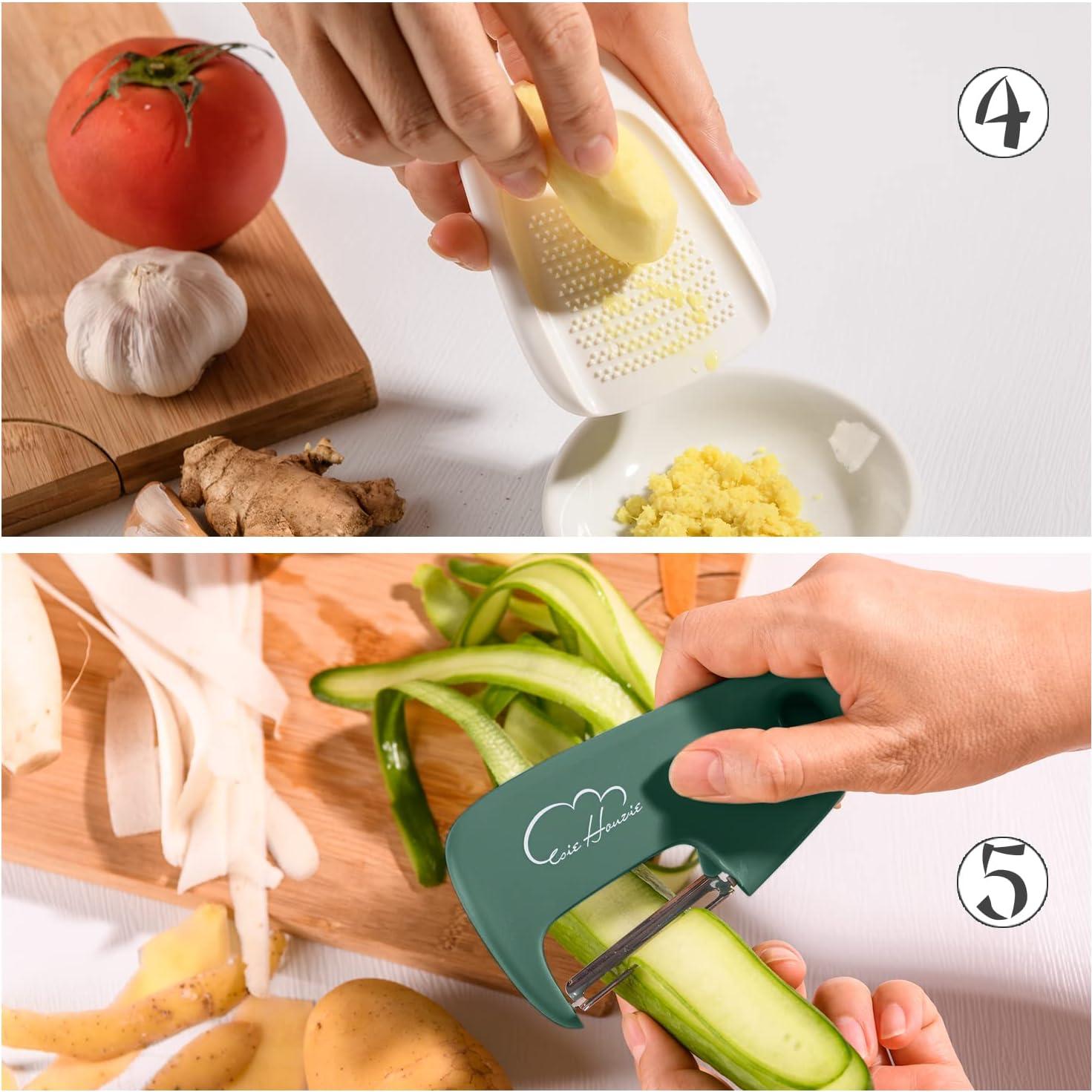 Juego de Utensilios de Cocina 6 Piezas Esie Houzie Verde