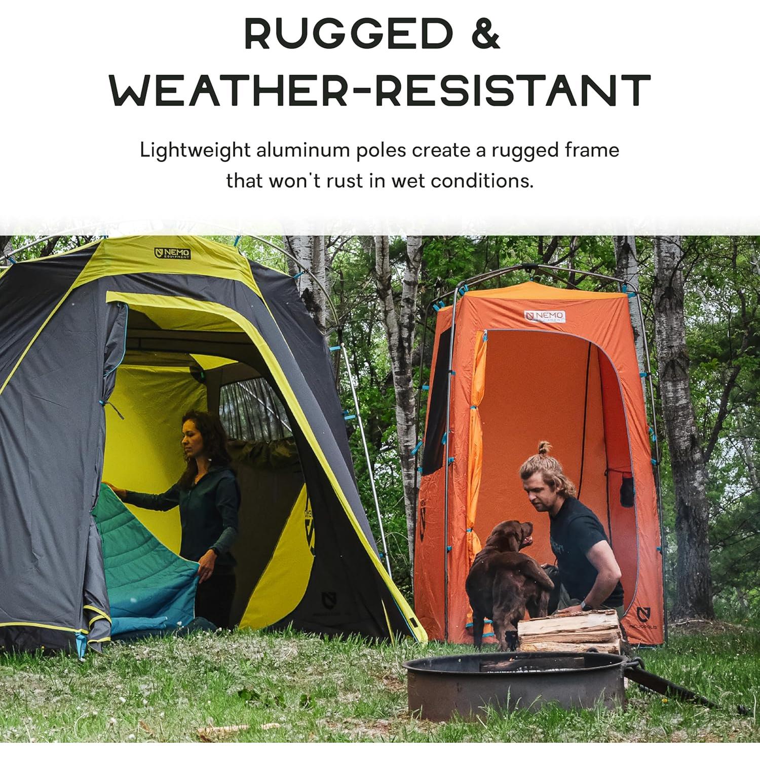 NEMO Equipment Heliopolis Privacy Shelter & Shower Tent - One Size - Monarch