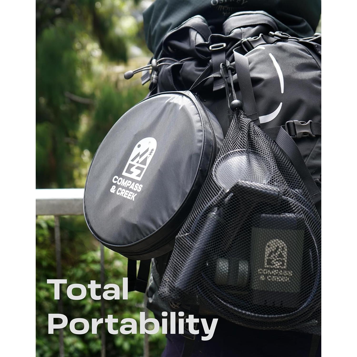 Bomba de Ducha Camping Compass & Creek - Portátil 14.8L