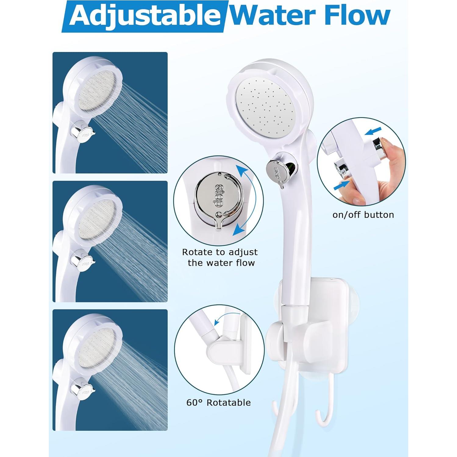 Ducha Portátil InnhoM A21 6000mAh 2 Modos Ajustables