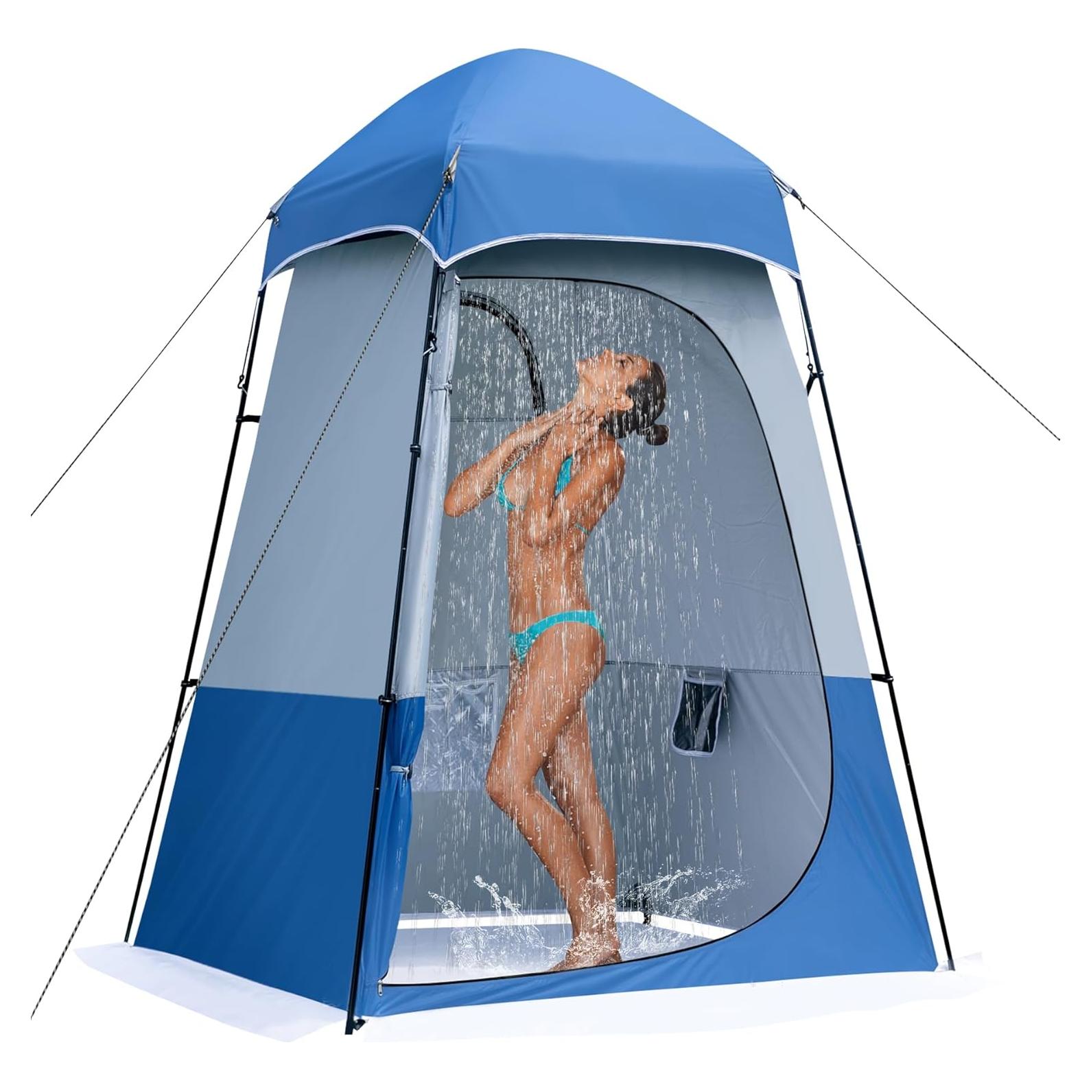 Tienda de Ducha Camping Castle Unicorn 160x160x240cm UPF50+