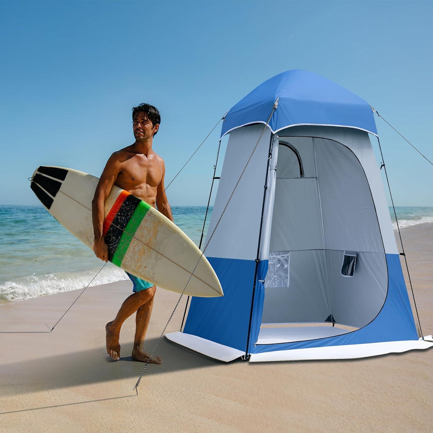 Tienda de Ducha Camping Castle Unicorn 160x160x240cm UPF50+