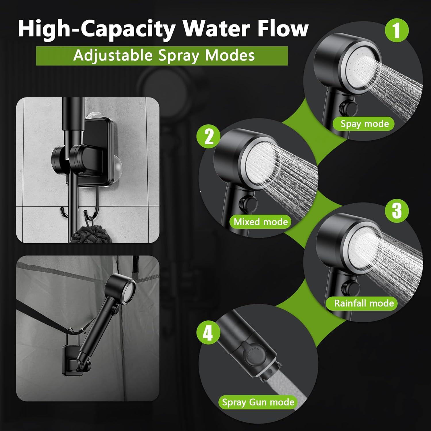 Ducha Portátil Joygain para Camping 8000mAh 6L/min IPX8