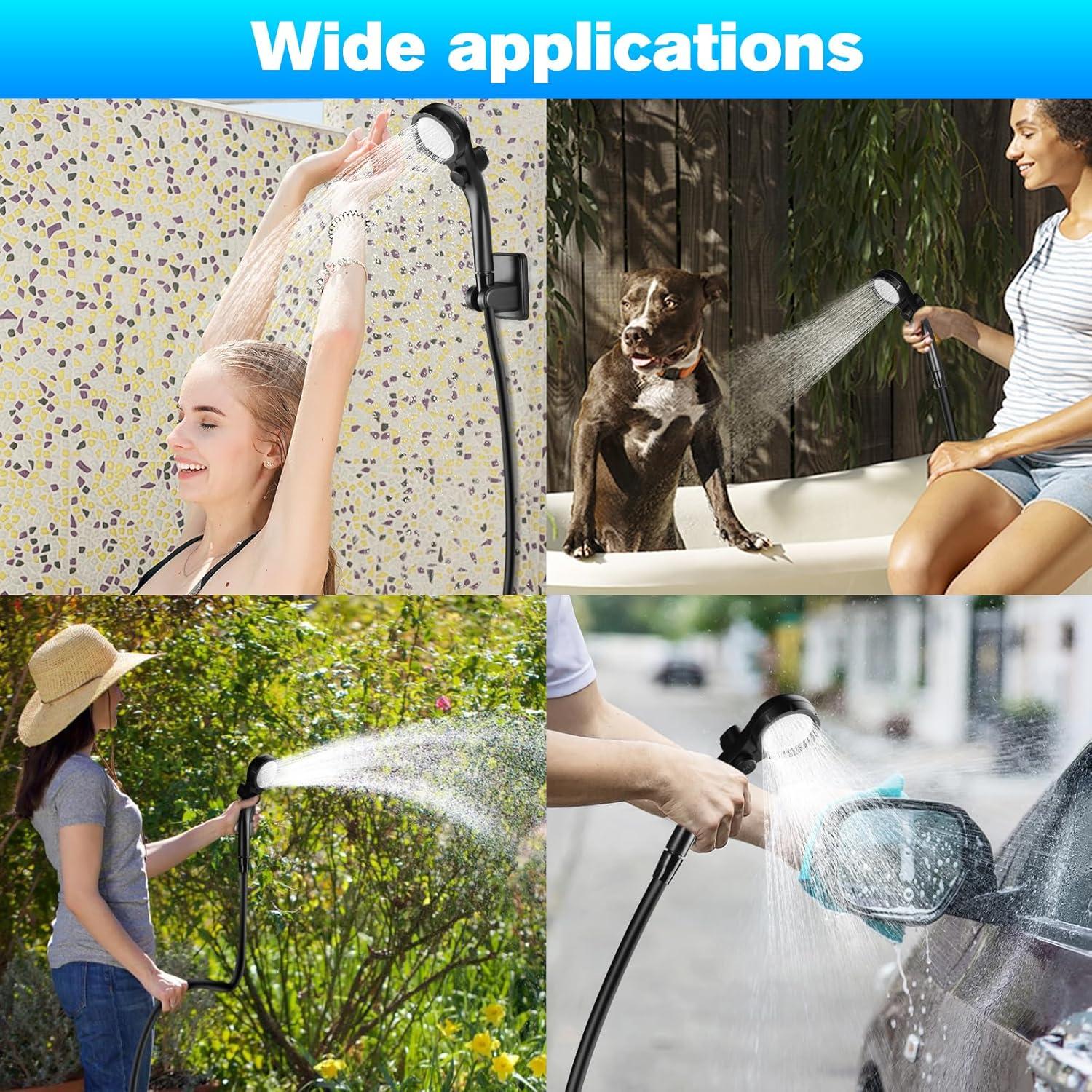 Ducha Portátil Cosy Life 6000mAh con Cubo 19L y Pantalla LED