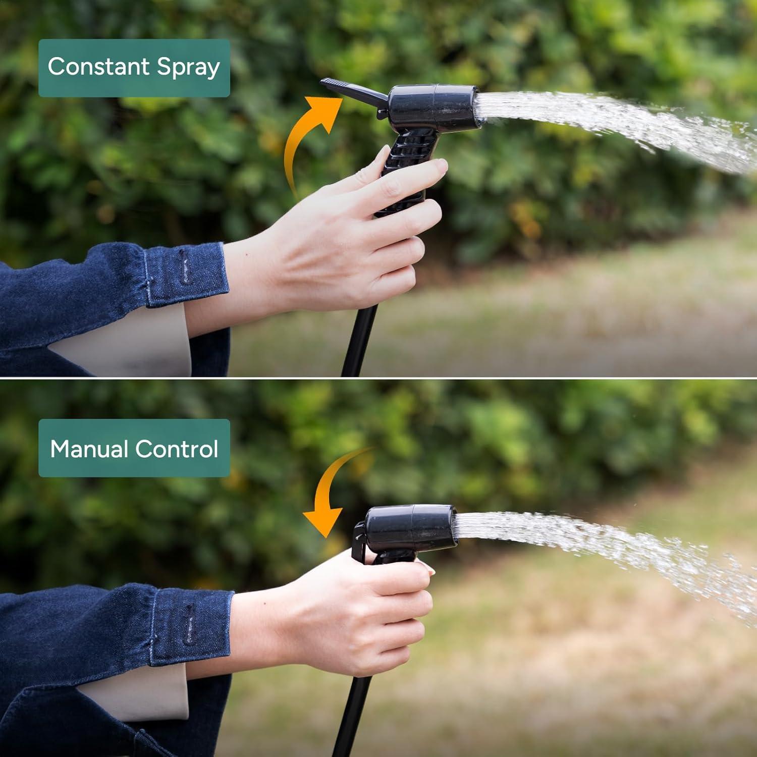 Ducha de Camping DU.PREPARE 4 Galones Bomba Eléctrica Recargable