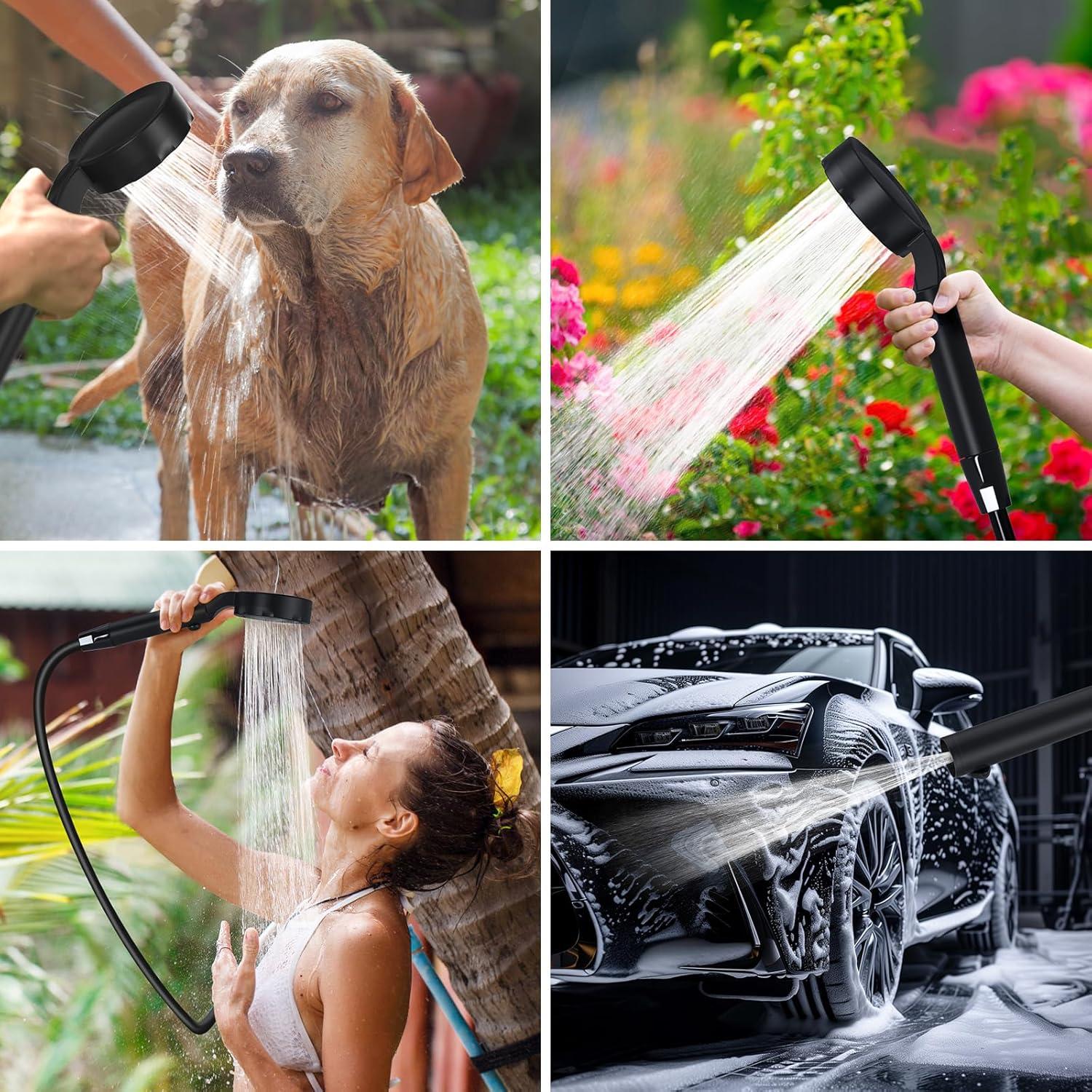 Ducha Portátil Spopal 10000mAh 5 Velocidades IPX8 Camping