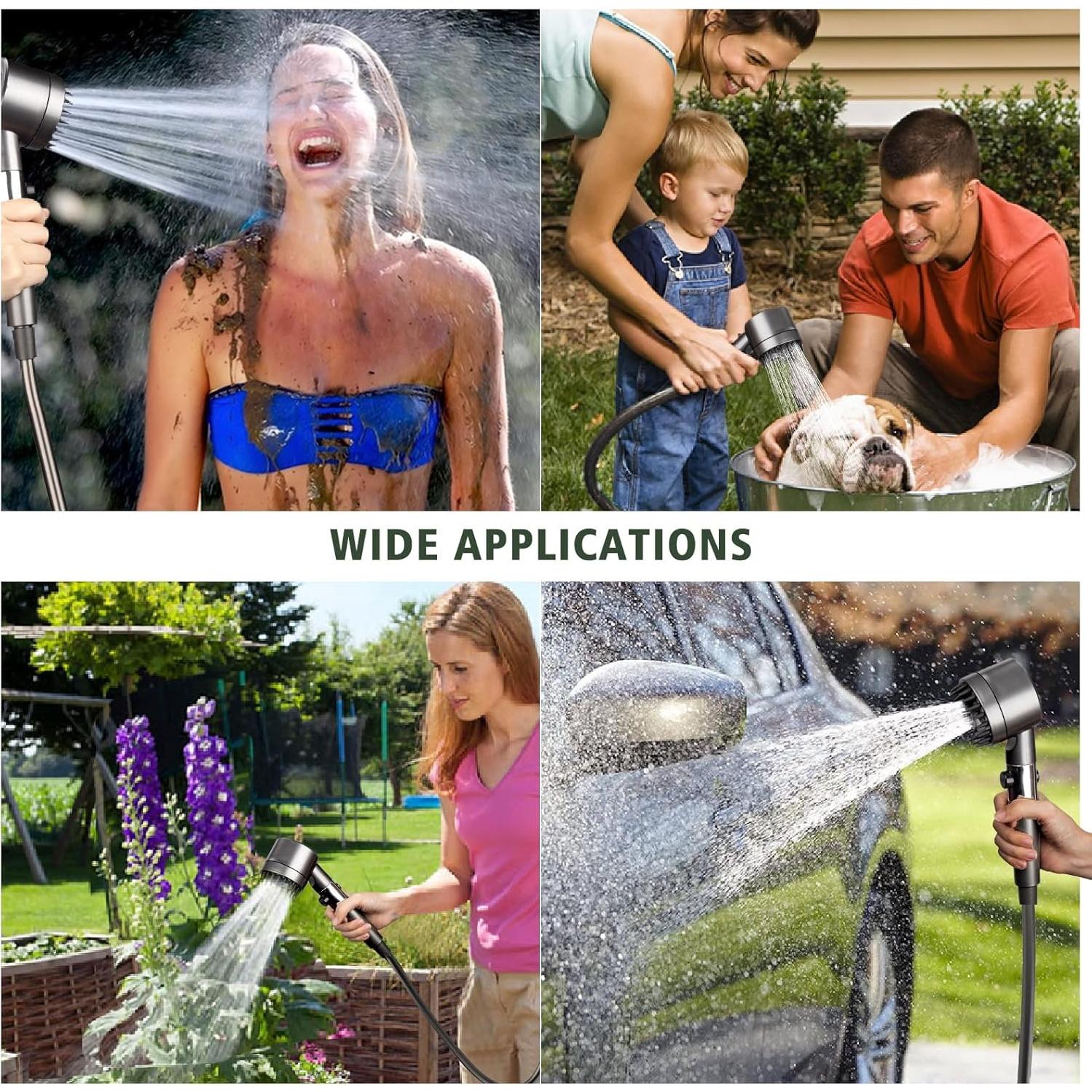 Ducha Portátil Beday 7800mAh con Pantalla de Temperatura