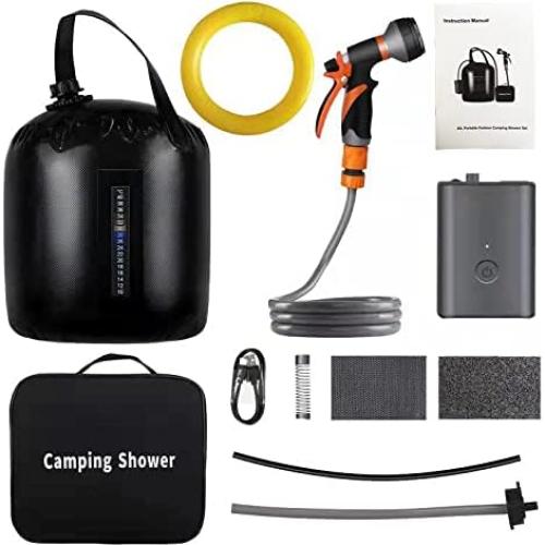 Ducha Portátil Eléctrica B.TAWD 20L con Calentamiento Solar