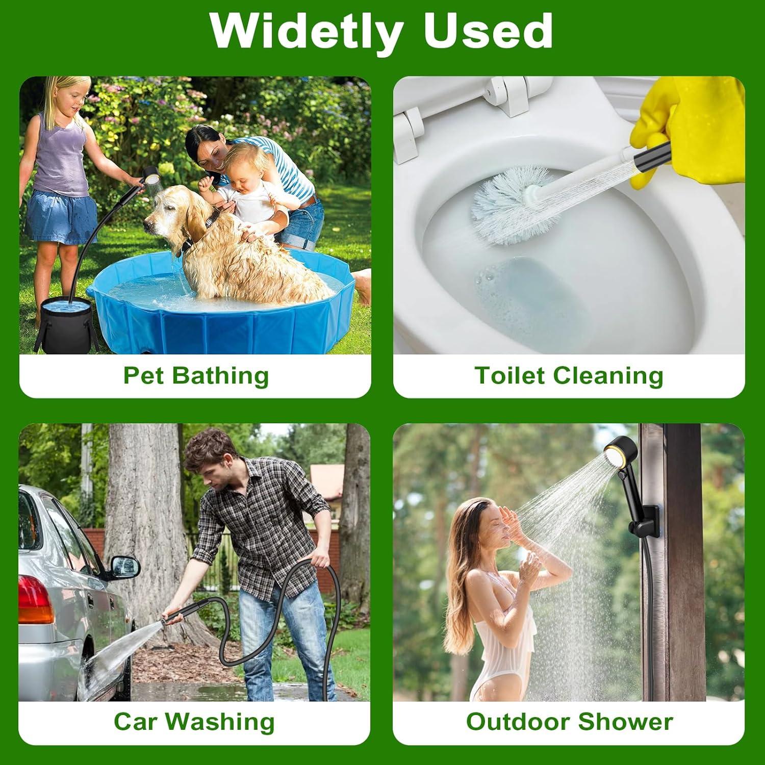 Ducha Portátil ZWJBSGY 7800mAh para Camping y Viajes