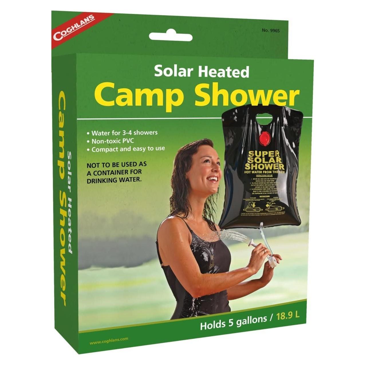 Ducha de Campamento Coghlan's 15.9L Solar Portátil
