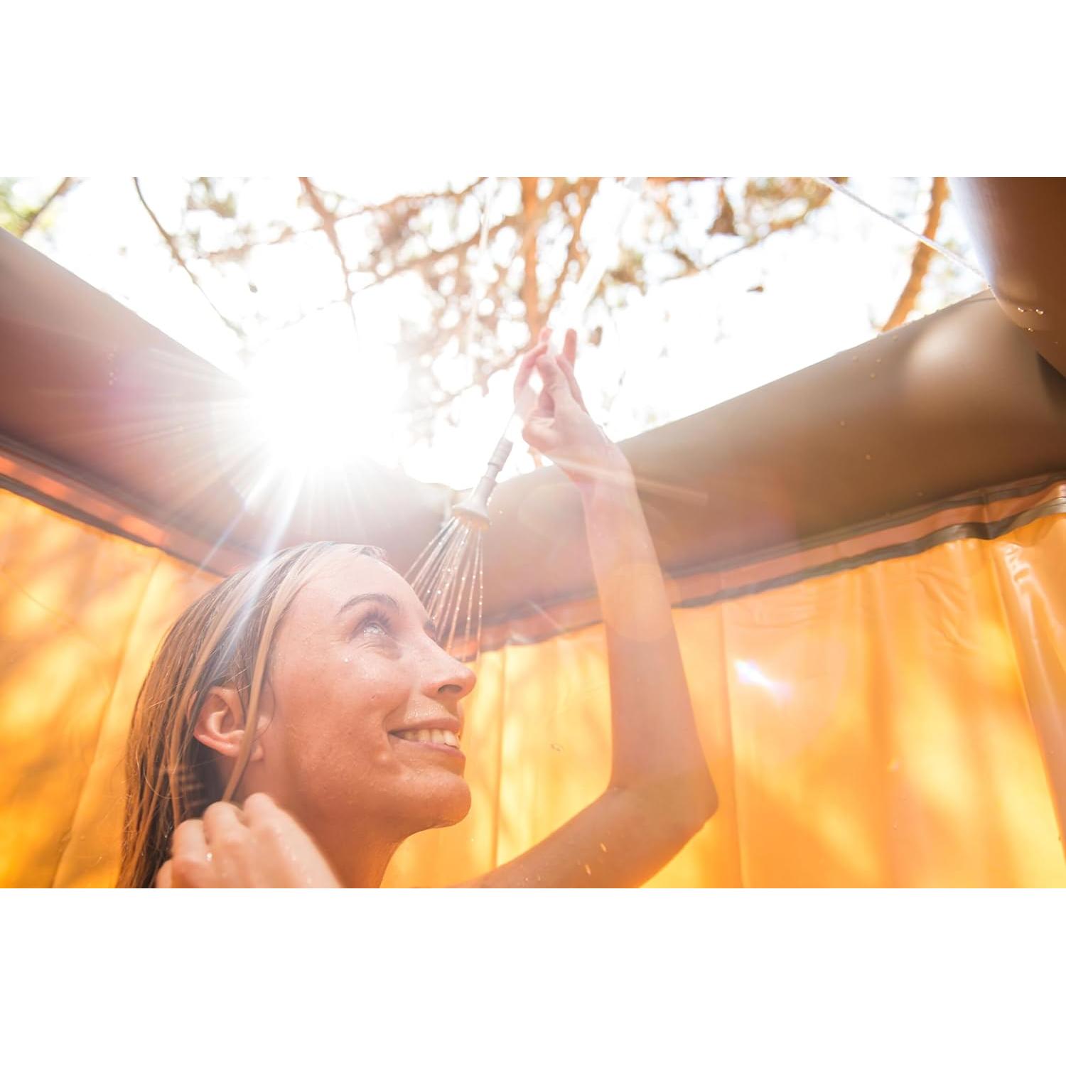 Cerca de Ducha Camping Advanced Elements Beige Plata