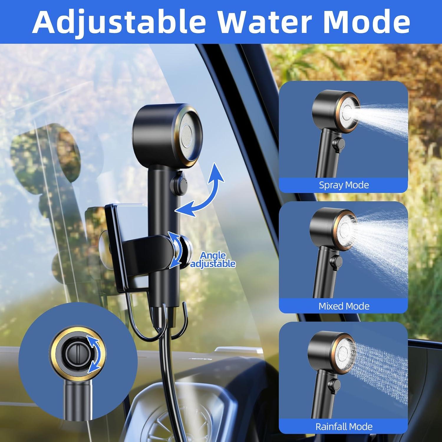 Ducha Portátil Eléctrica SRNPMIU 8000mAh 3 Modos IPX7