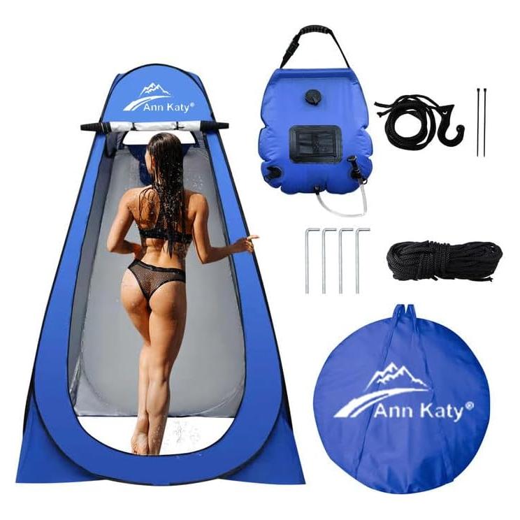 Kit de Ducha Solar Portátil Ann Katy 5 Galones Impermeable