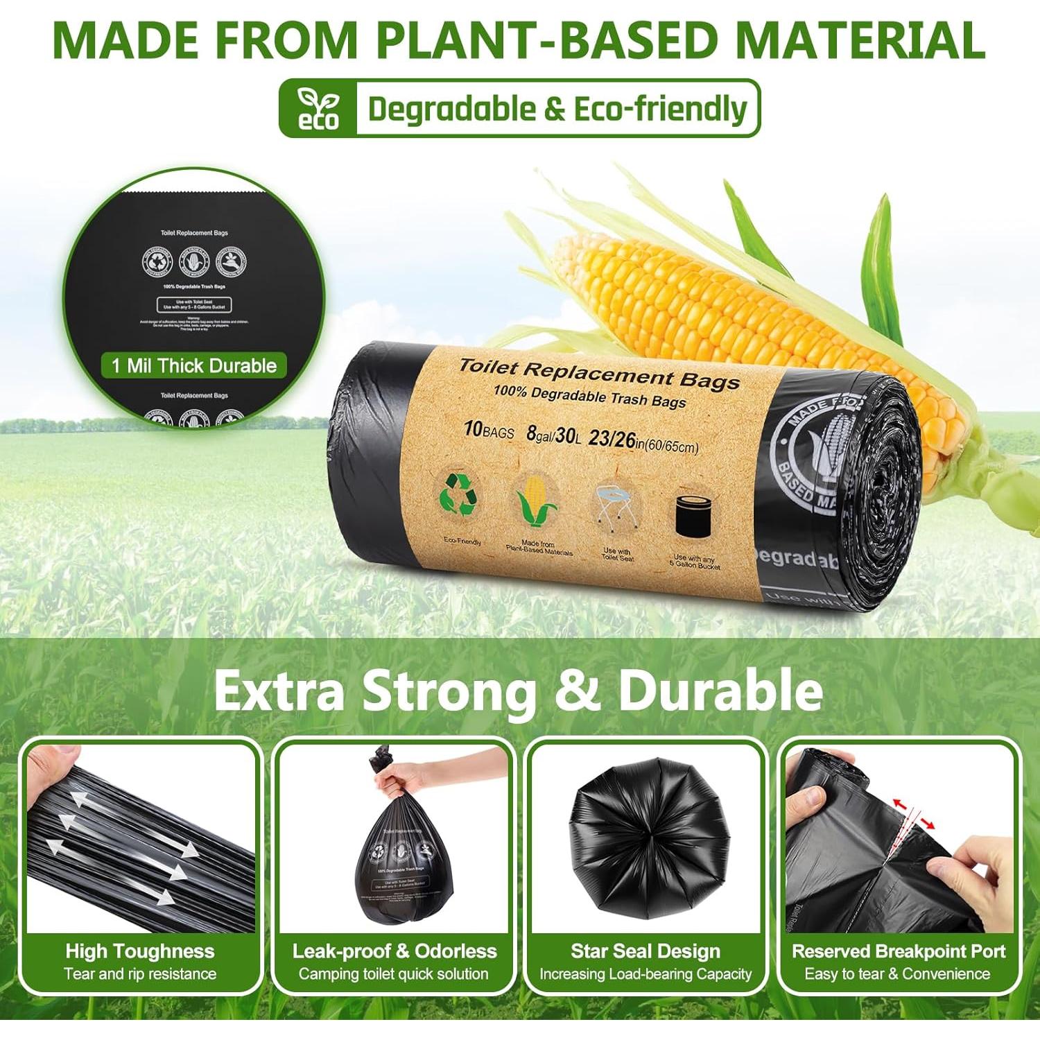 Inodoro Portátil BLIKA con Carpa Plegable y Gel Ecológico