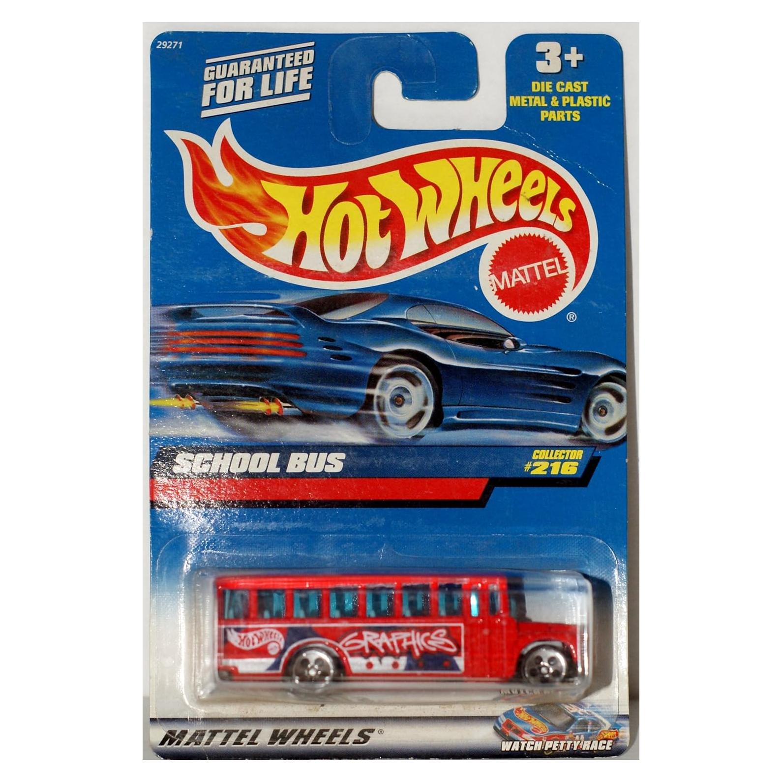 Autobús Escolar Hot Wheels 2000 #216 1:64 Coleccionable