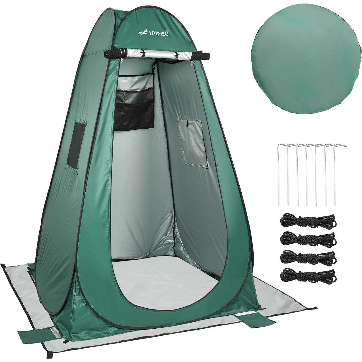 Tienda de Ducha Pop Up FIRINER 190x120 cm Resistente al Agua