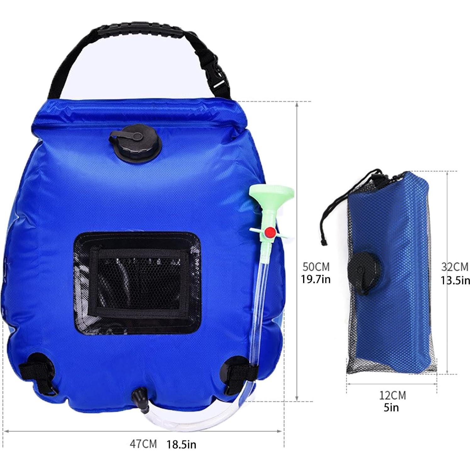 Tienda de Ducha Portátil CHOKCOLIU 5 Galones Azul