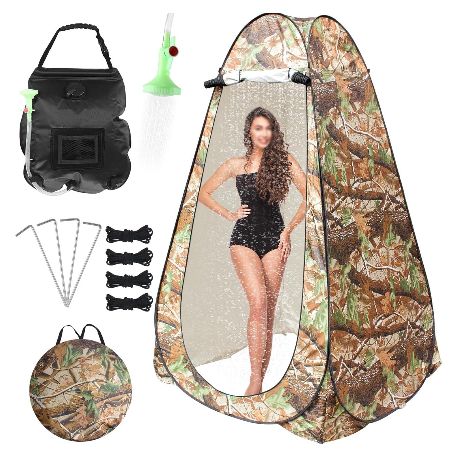 Tienda de Privacidad Pop Up WTMORE con Bolsa de Ducha 20L