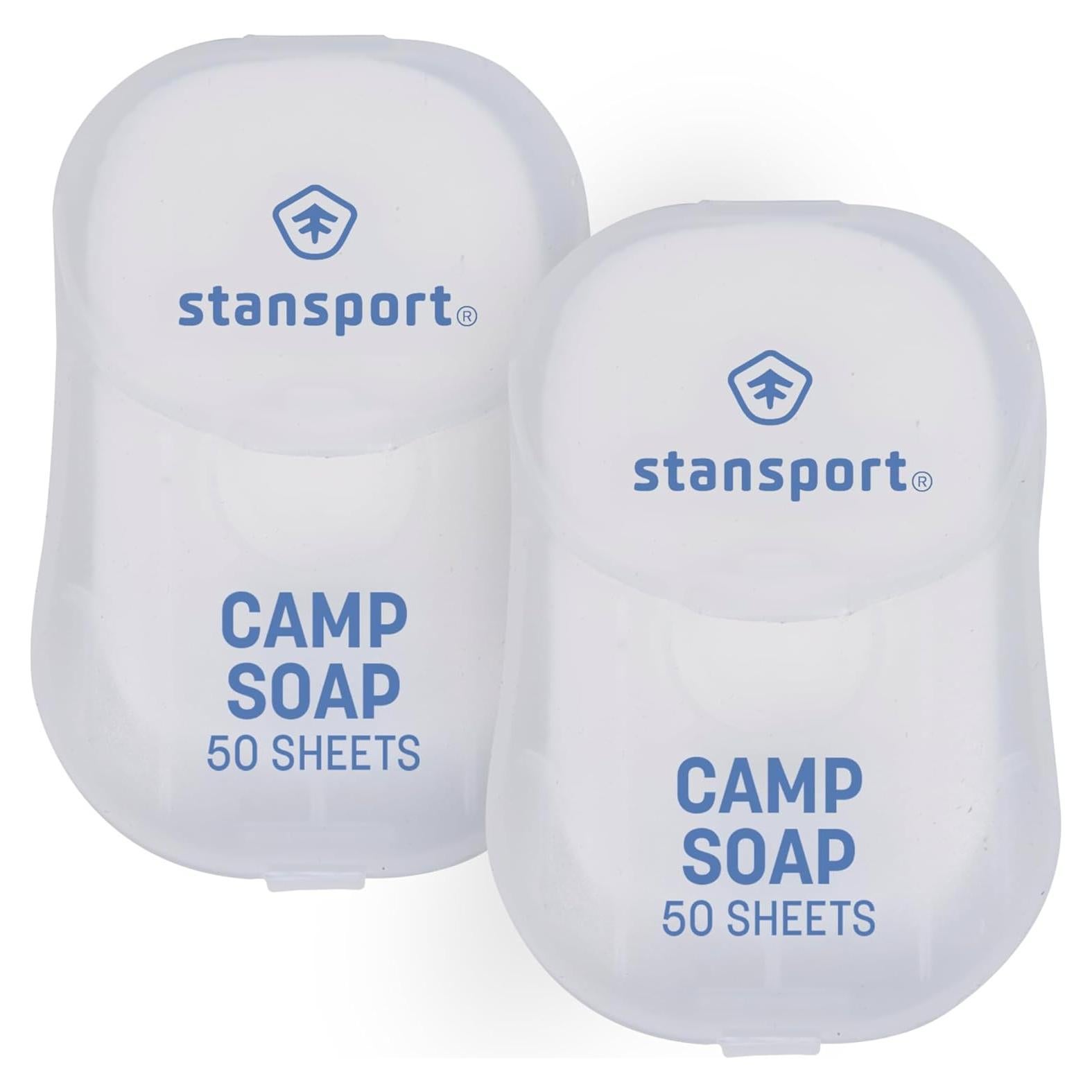 Hojas de Jabón Seco Stansport - 100 Unidades Biodegradables