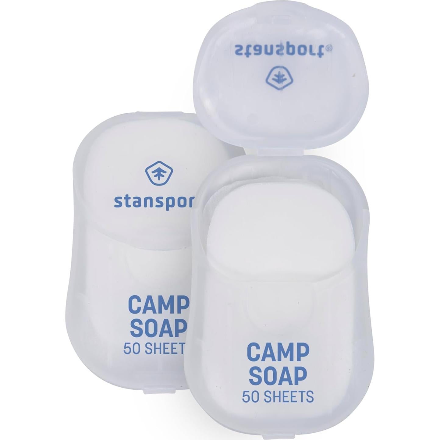 Hojas de Jabón Seco Stansport - 100 Unidades Biodegradables