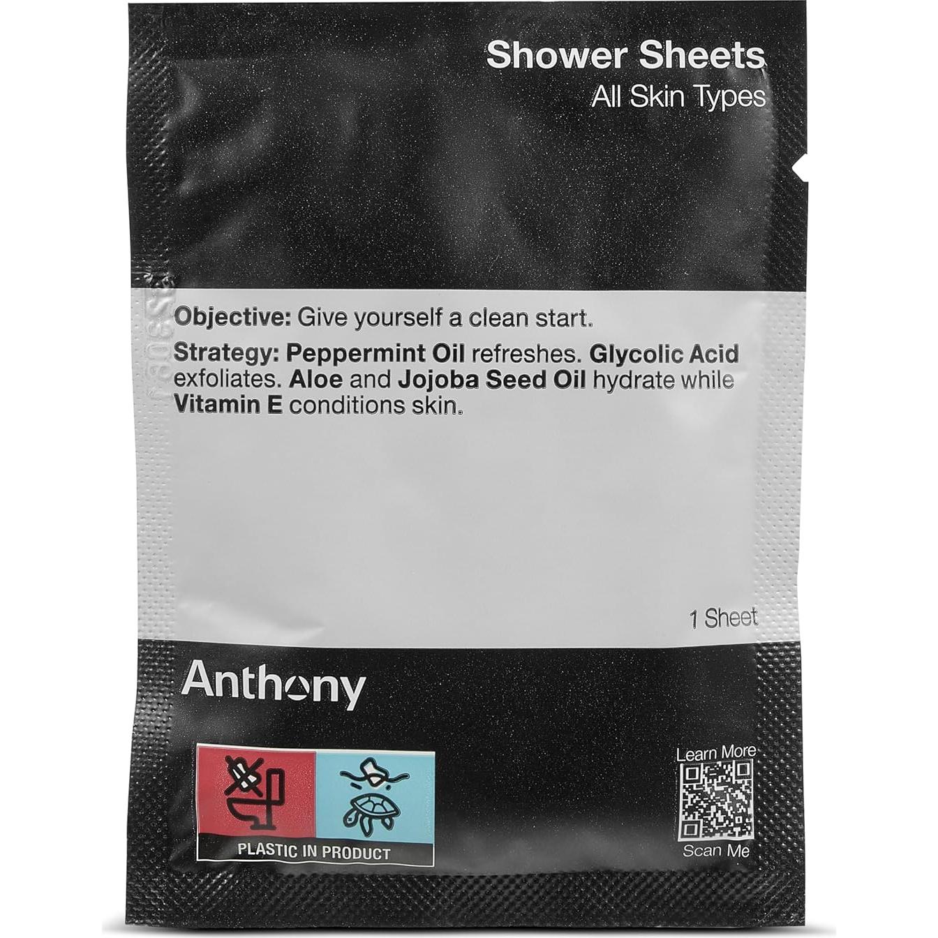 Toallitas Corporales Anthony 12 Unidades Sin Enjuague 220g